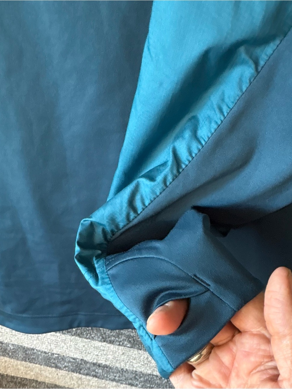 MEC Nitro Thermal Run Teal Running Jacket Men's Small EUC - Picture 8 of 8